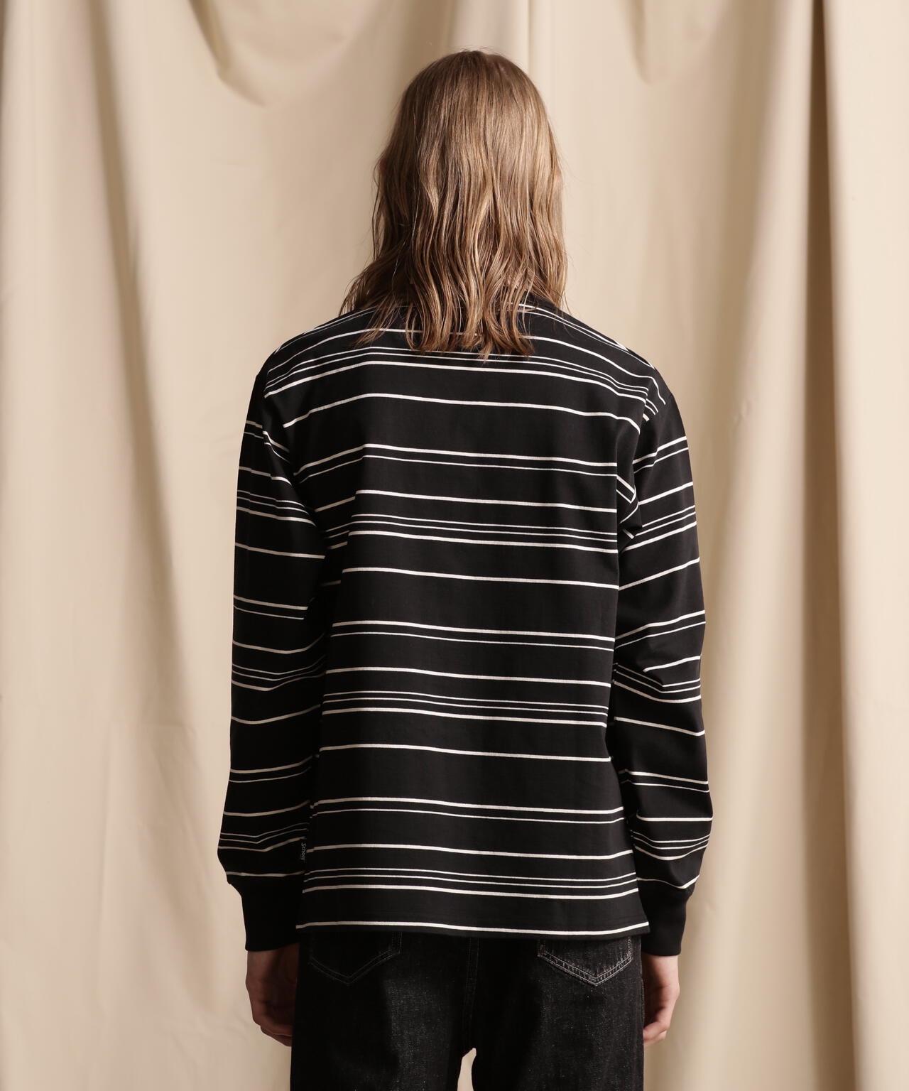 直営限定/RANDOM BORDER LS T-SHIRT/ランダムボーダー ロングTシャツ