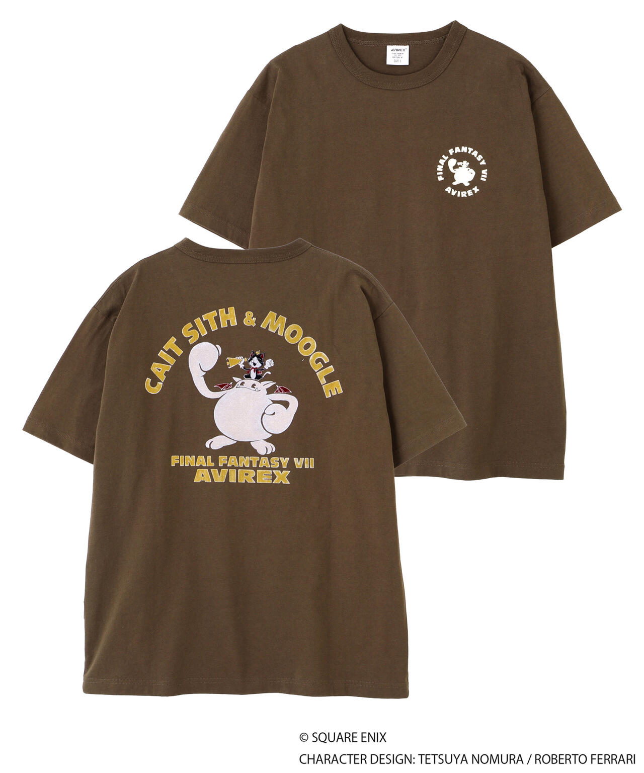 AVIREX × FINAL FANTASY VII REMAKE》CREW NECK T-SHIRT