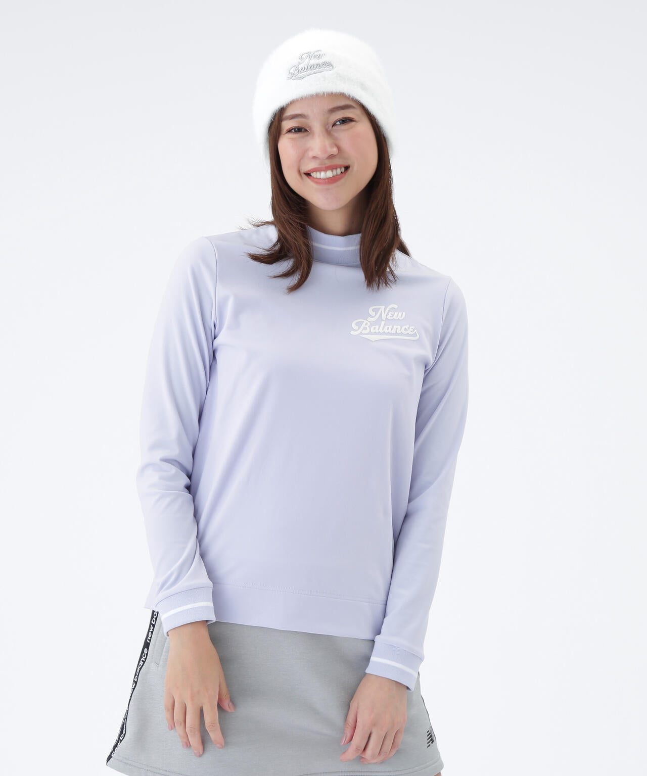 長袖 モックネック プルオーバー (WOMENS) | new balance golf