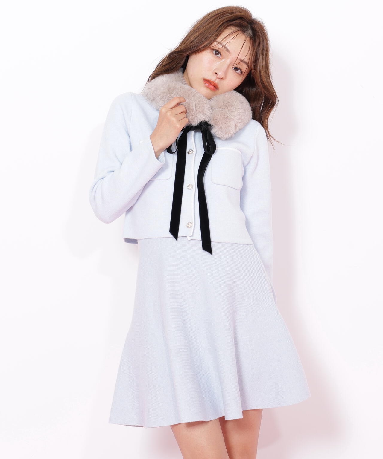 ファーティッペットニットセットアップ | JILL by JILL STUART（ジル