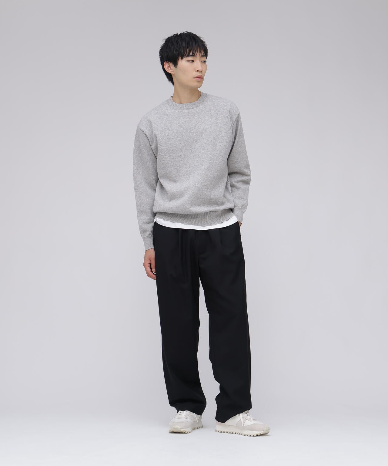 Yonetomi / RIGID CASHMERE SWEATER PULL OVER | THE LIBRARY（ザ