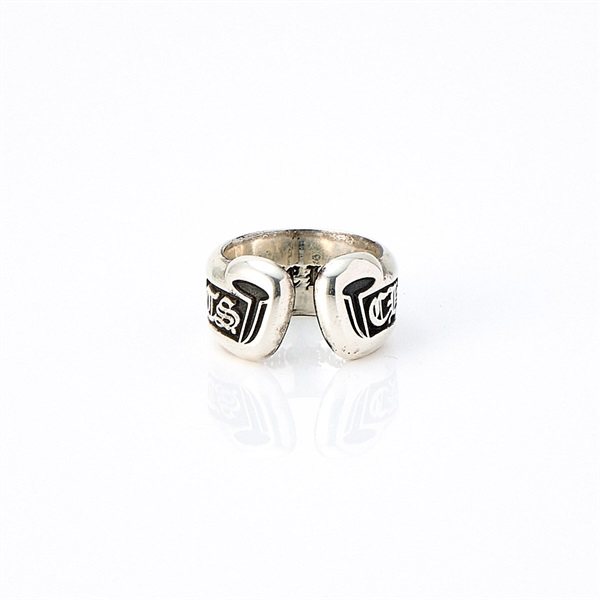 CHROME HEARTS スクロールラベル リング スモール シルバー 925