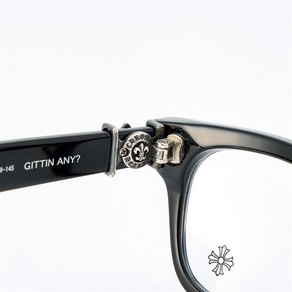 CHROME HEARTS GITTIN ANY? 眼鏡 49□19-145 ブラック 925