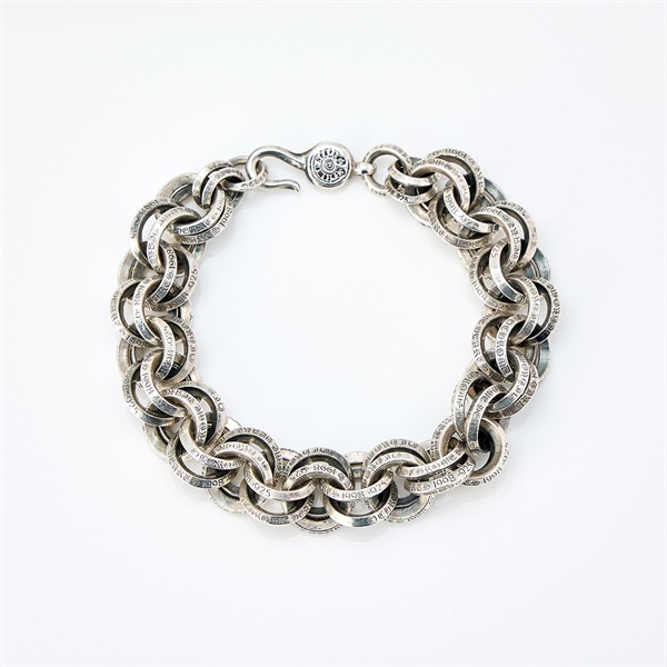 CHROME HEARTS ダブルBリング ブレスレット シルバー 925 | MixTHINKS