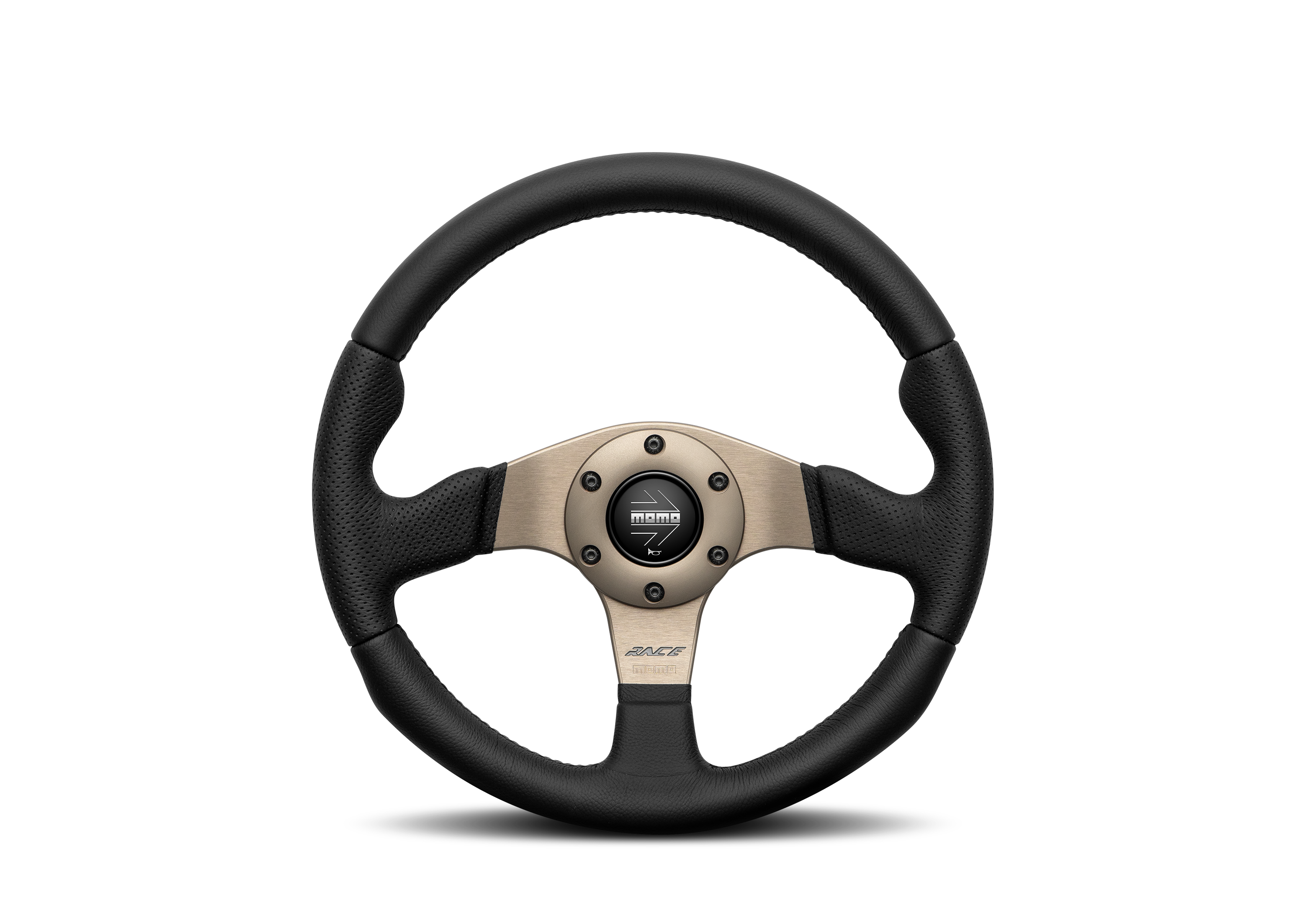 正規品 momo RACE シルバースポーク 35Φ USED MOMO(モモ) ステアリング