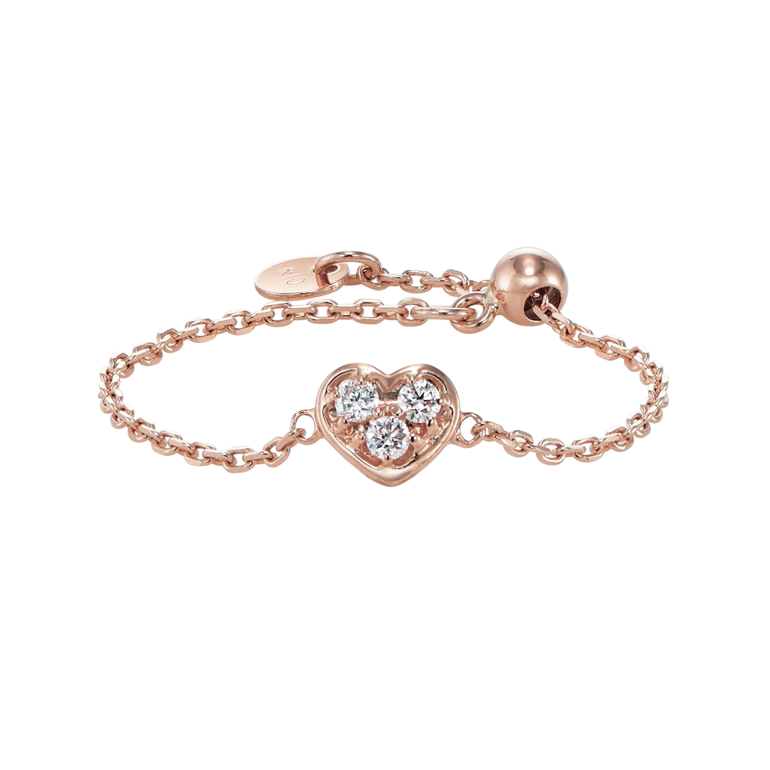 K10リング ハートパヴェ ダイヤ｜MONATELIER（モナトリエ）公式｜K10