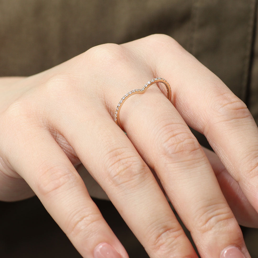 K10リング ハートシルエットダイヤ｜MONATELIER（モナトリエ）公式