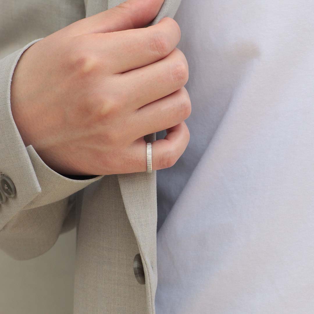 K10リング バスチアン ワイド エタニティダイヤ｜MONATELIER