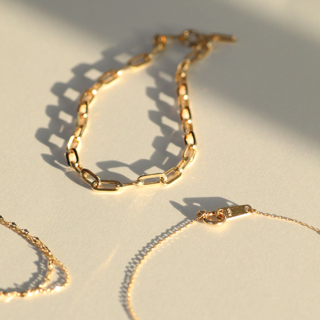 K10リング スクエアチェーン｜MONATELIER（モナトリエ）公式｜K10 一粒