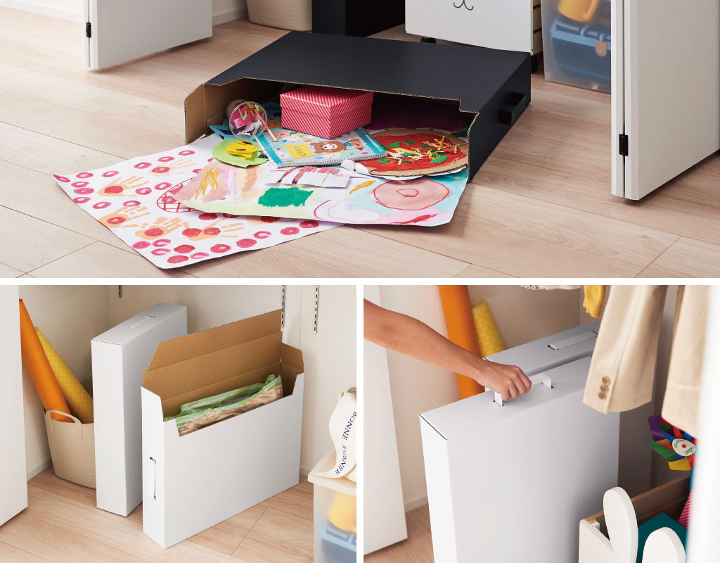 山崎実業 作品収納ボックス タワー 2個組み tower | インテリア雑貨