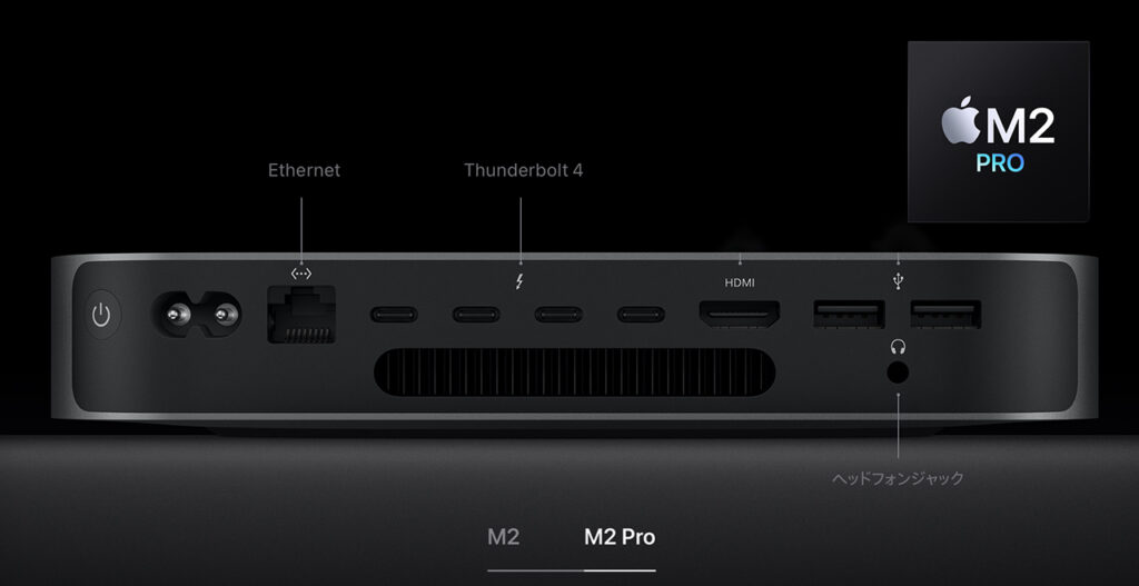 M2 ProのMac miniがすごくいいバランス – mono-logue