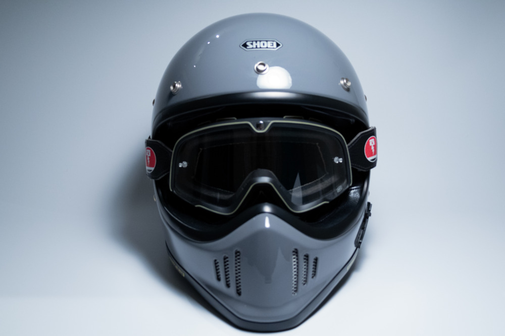 SHOEI EX-ZERO ヘルメット ブラック B＋comインカム付き