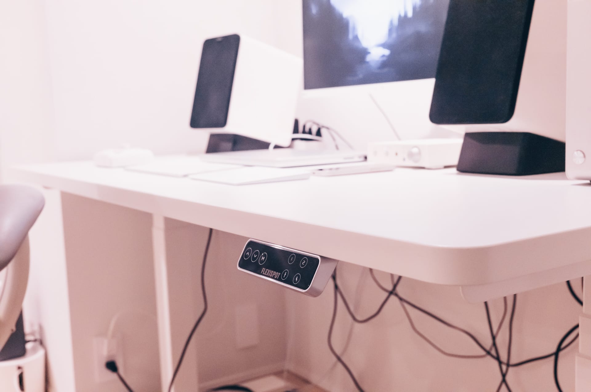 FlexiSpot E7 レビュー／耐荷重125kgを誇る動作音が静かな電動昇降