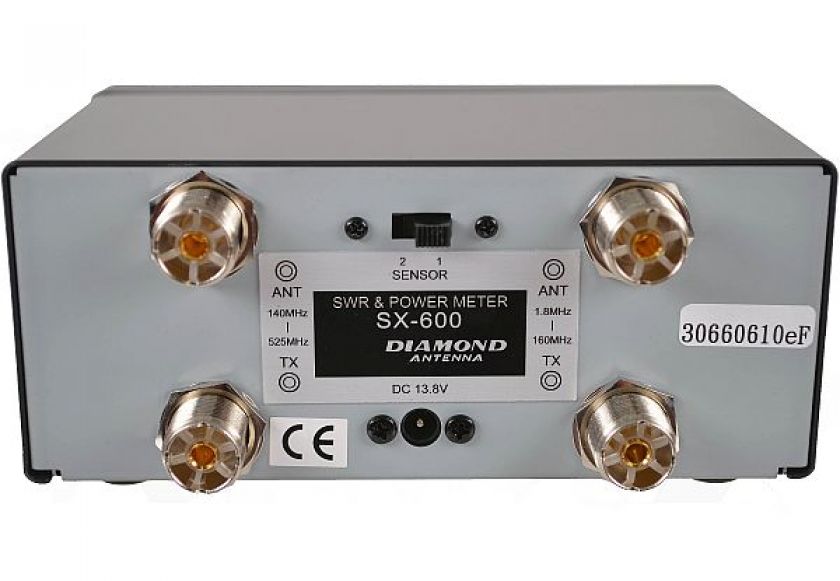 Diamond SX-600 - 200W 1.8-160/140MHz-525 MHz SWR Power Meter