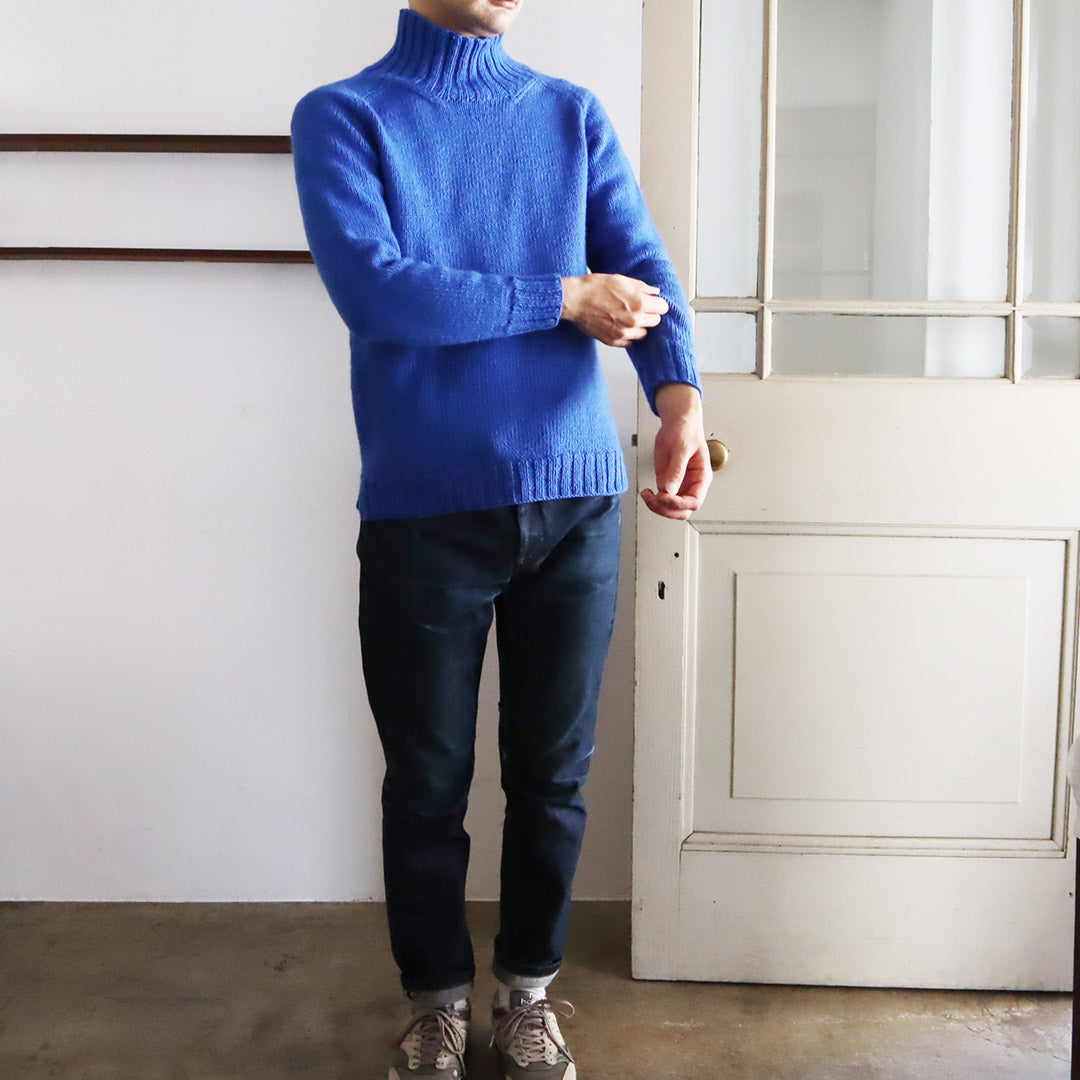 完成品オーダー】えりのスタイルが選べるシンプルセーター