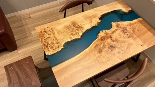 ローテーブルx神代ケヤキ【神奈川県金沢区】神代欅 座卓テーブル | 一