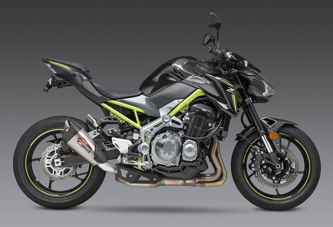 Buy Yoshimura AT2 Stainless Slip-On Exhaust 17-24 Kawasaki Z900