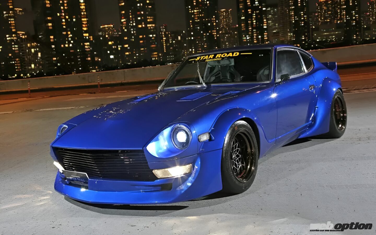 闇夜を切り裂くL型フルメカチューンの咆哮！」宝石のように輝く