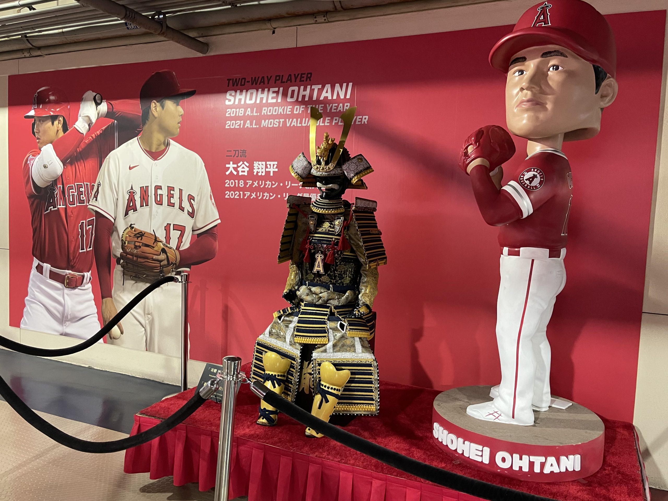 B*ー様 大谷翔平/マイク・トラウト ダブルボブルヘッド球場配布非売品