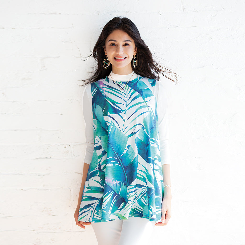 ノースリーブチュニック｜モダニスティックリゾート（ホワイト） – MMJ