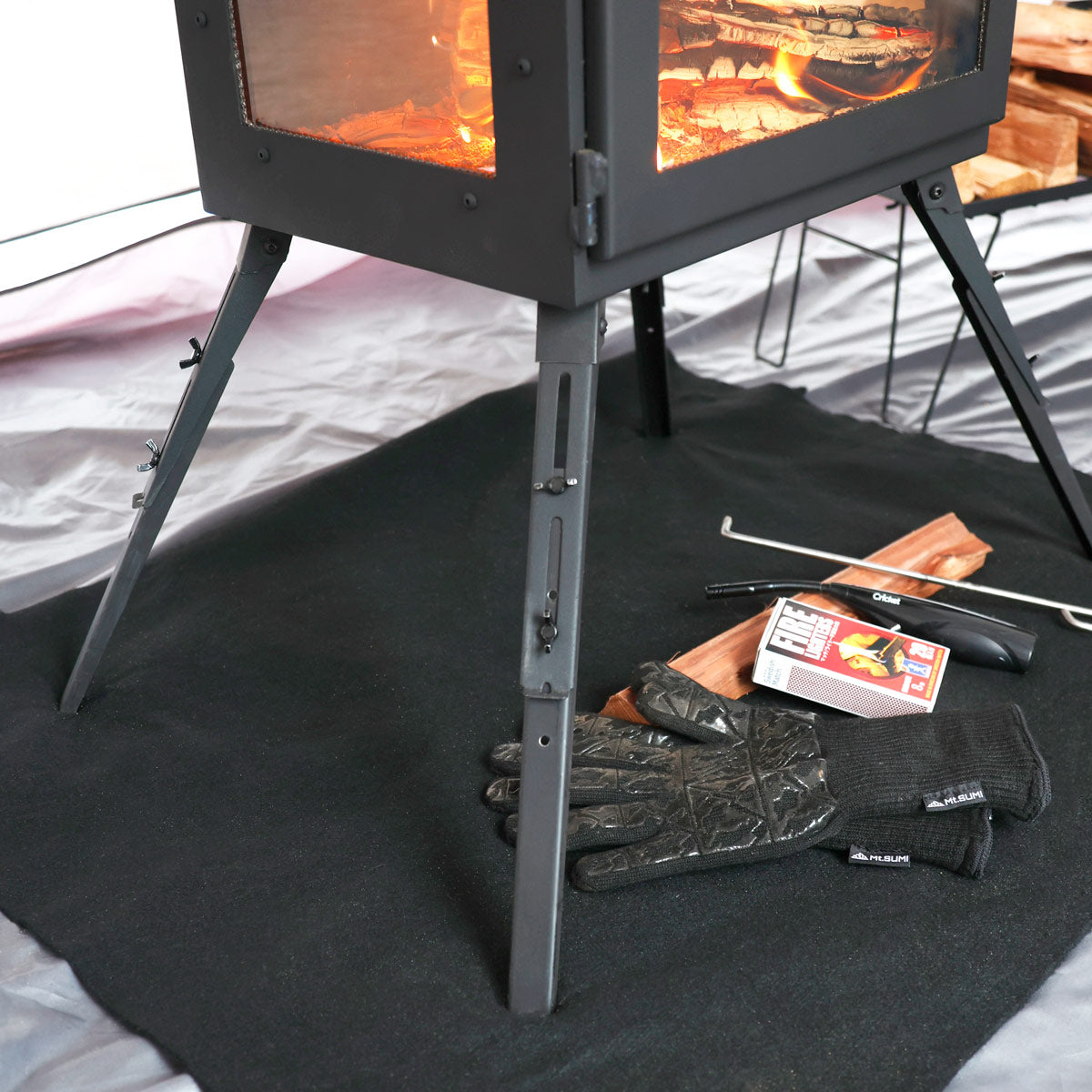 薪ストーブ用 延長脚 (オーラ ver.2 / オーラ / コージー) / Extension