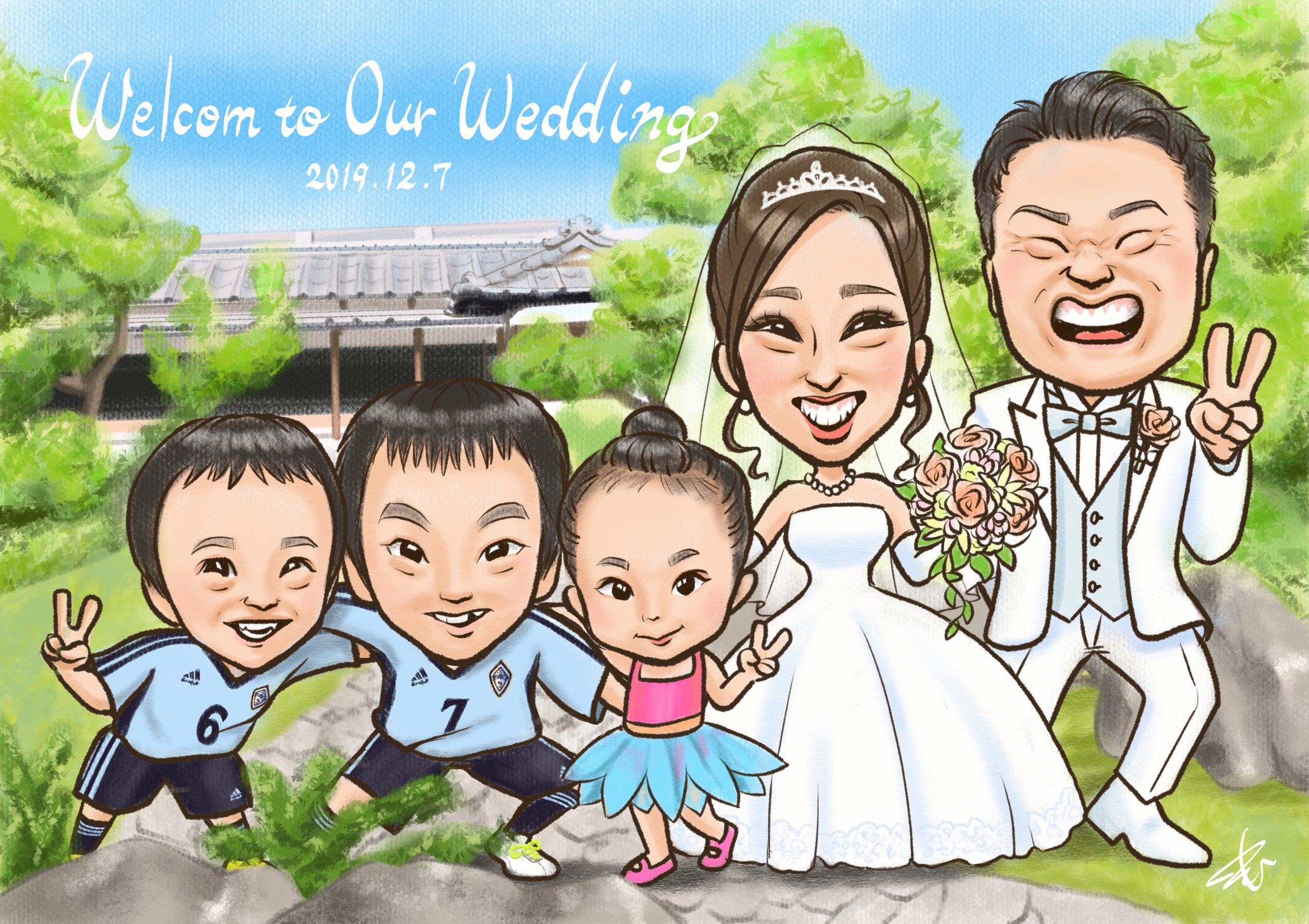 オーダーメイド似顔絵イラスト | musyamusya