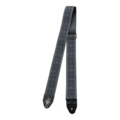 D'Andrea Ace Guitar Straps ACE-15 -Greenwich Black-｜ミュージック