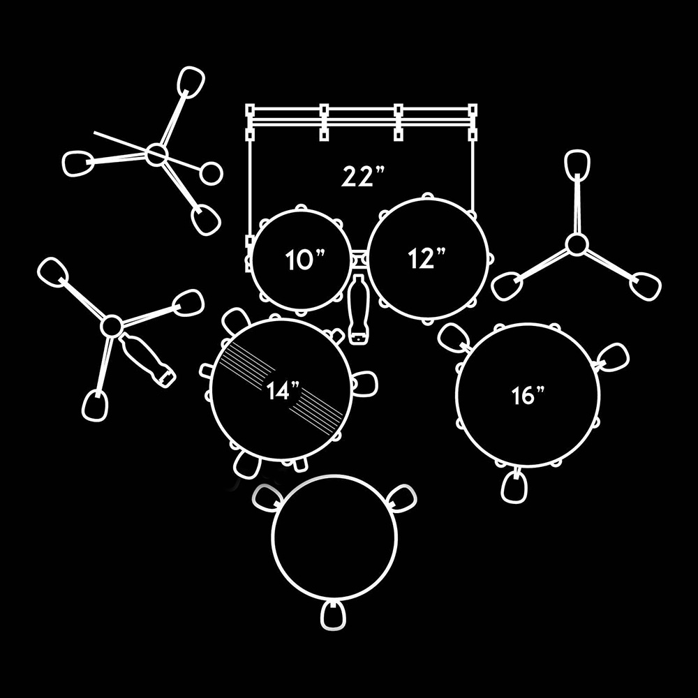 Pearl EXPORT EXX725SN/B-D #866 Graphite Slate｜ミュージックランドKEY