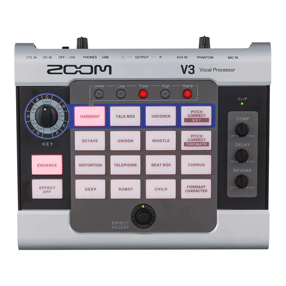 ZOOM V3 All-in-One Vocal Processor｜ミュージックランドKEY