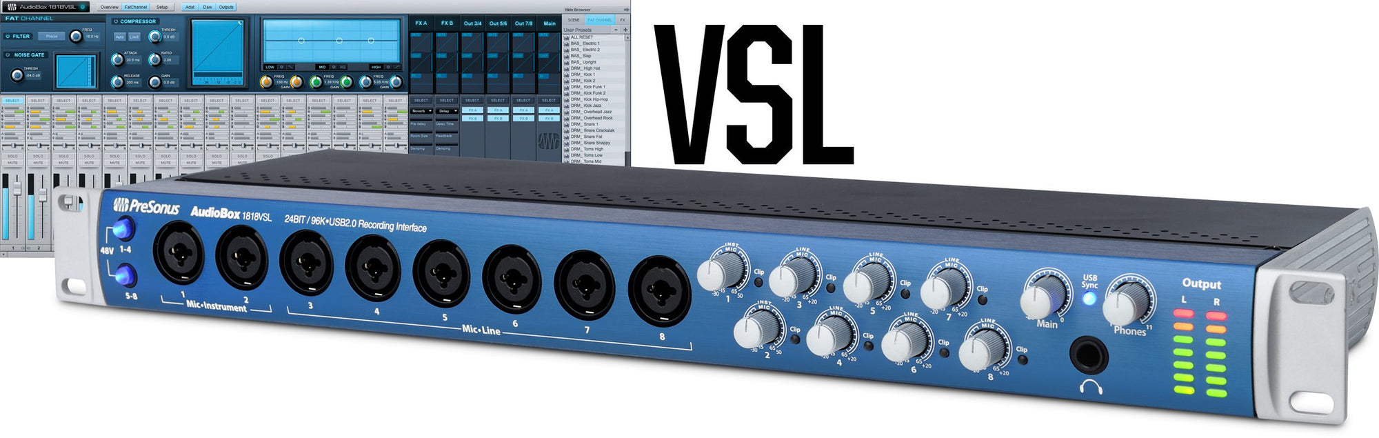 PreSonus AudioBox 1818VSL Recording Interface PreSonus Recording