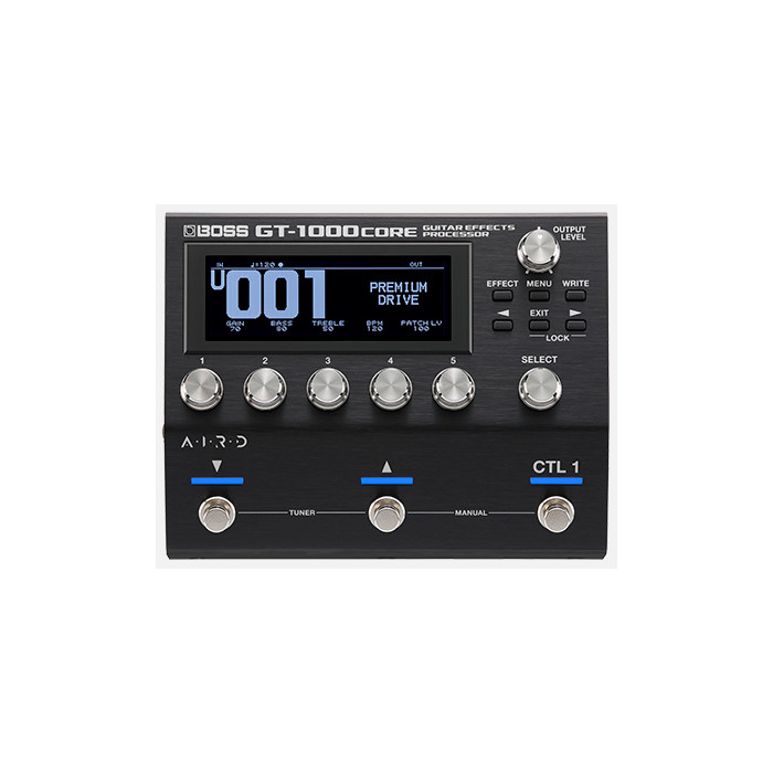 BOSS GT-1000 CORE Guitar Effects Processor, 140 effect types