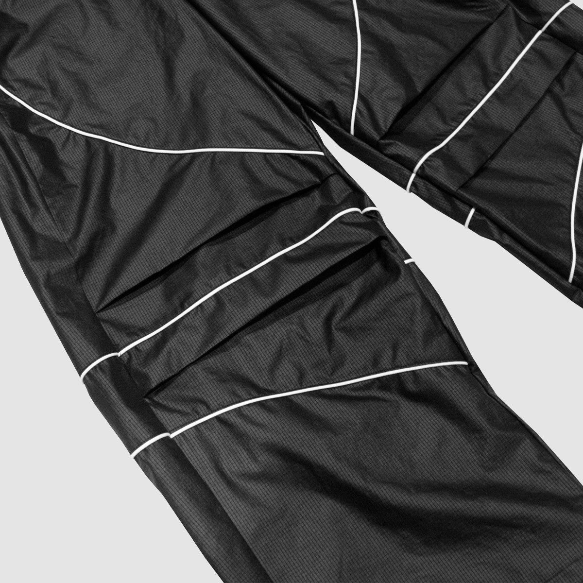 MUZE TURQUOISE LABEL - PIPING WIDE PANTS(BLACK)ミューズ パイピング