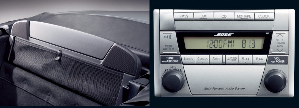 NBロードスター BOSEサウンドシステムのオーディオ交換 - NB