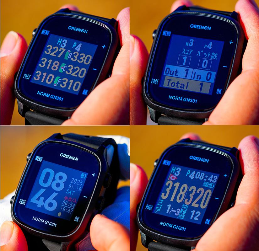 プレゼント】グリーンの傾斜も表示! 高機能GPS距離計 グリーンオン