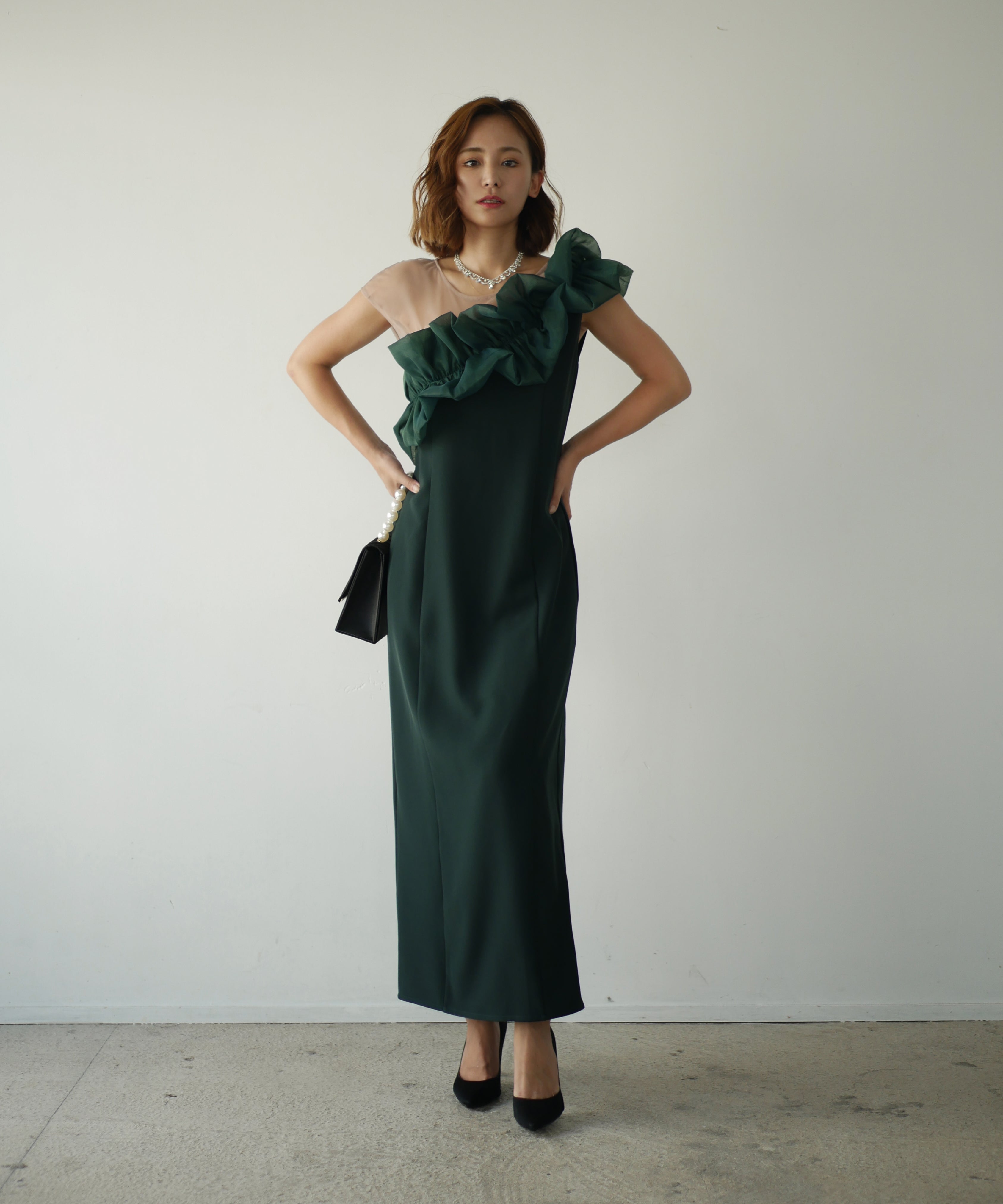 SHINY FRILL DRESS – My shawty