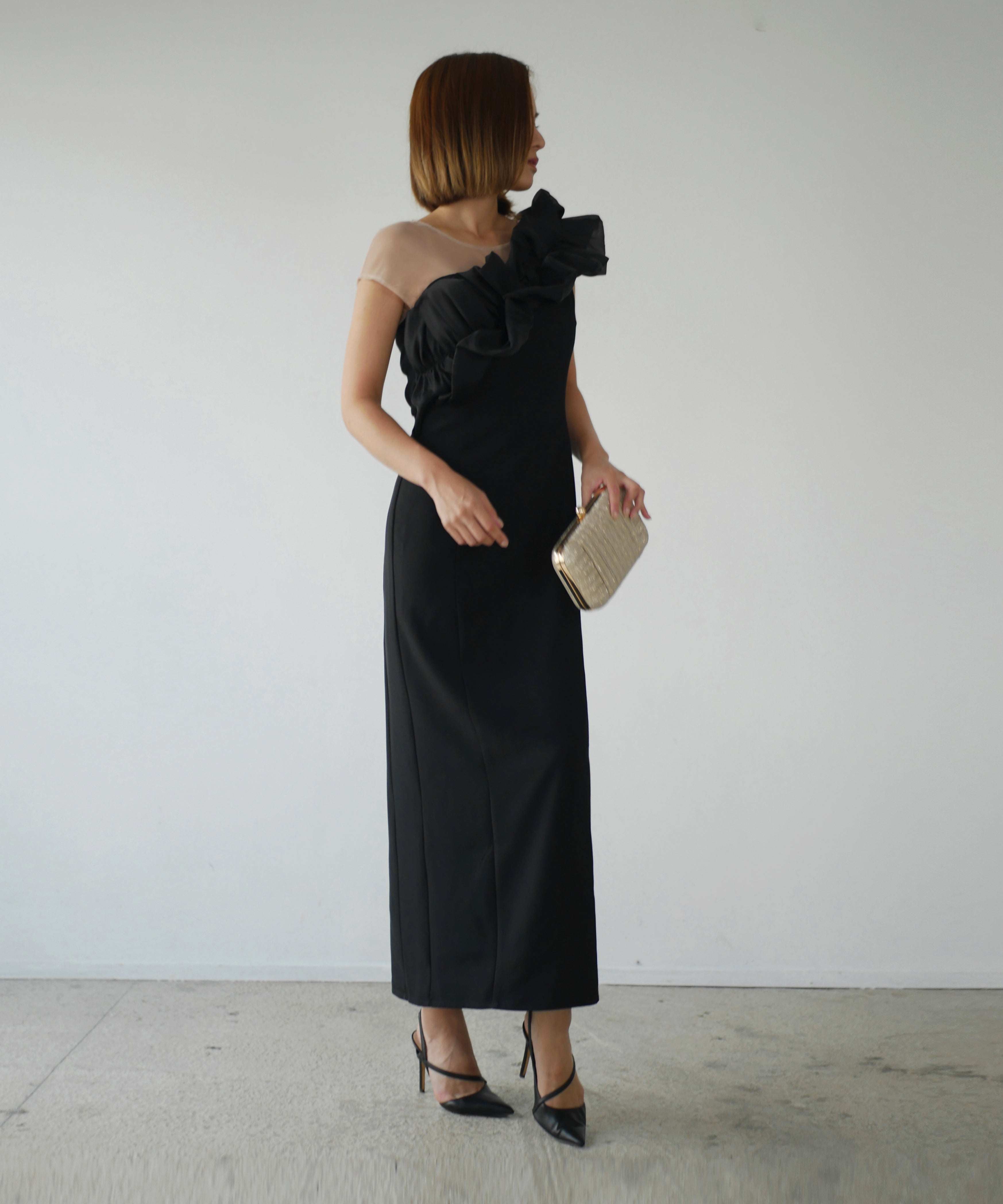 SHINY FRILL DRESS – My shawty