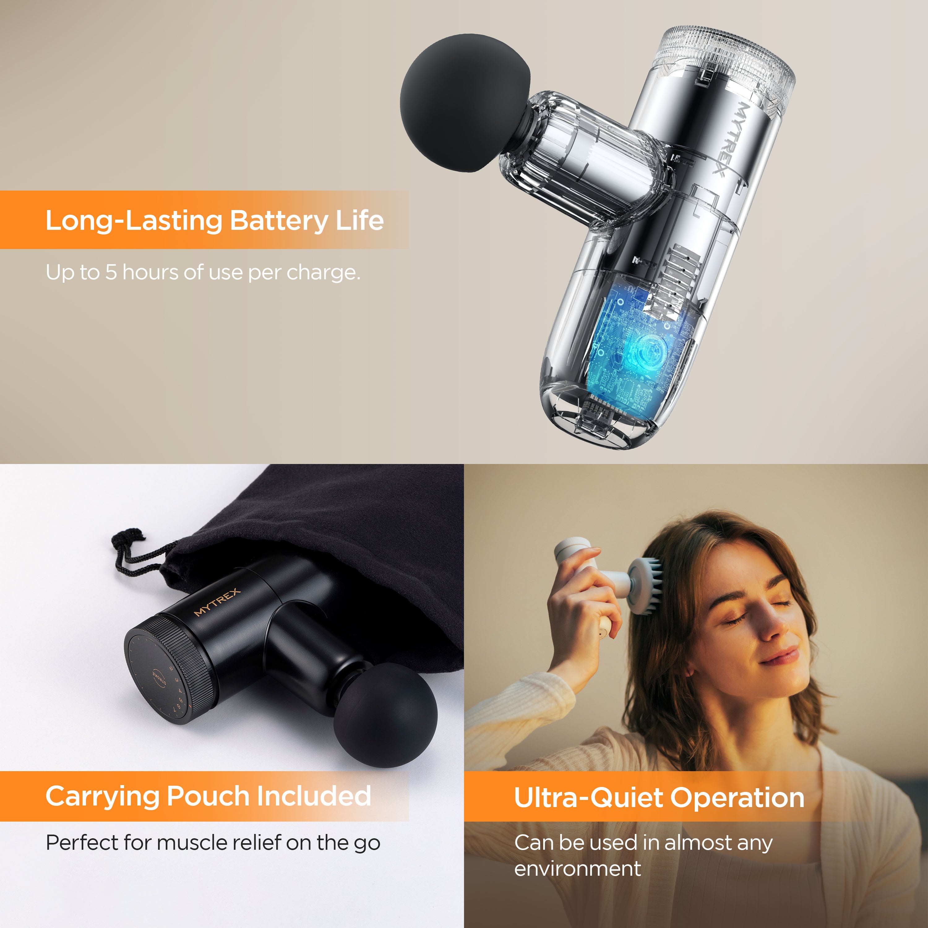 Rebive Mini XS2 Massage Gun – MYTREX Global