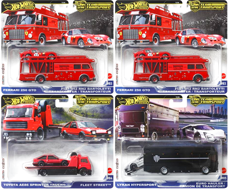 ホットウィール チームトランスポート アソート 4台セット（国内流通版