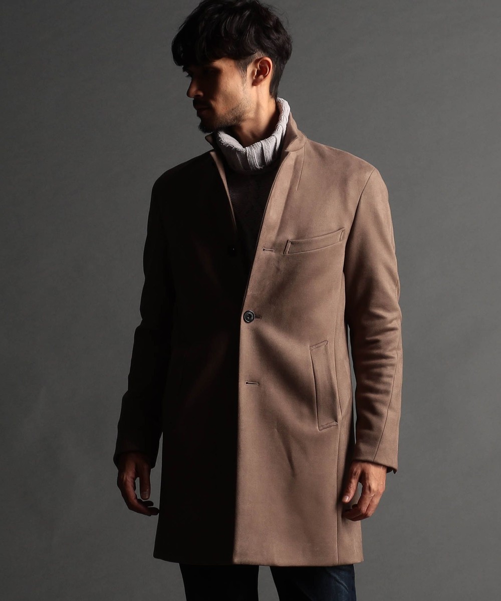 スウェードポンチ チェスターコート｜コート｜ニコル公式通販サイト