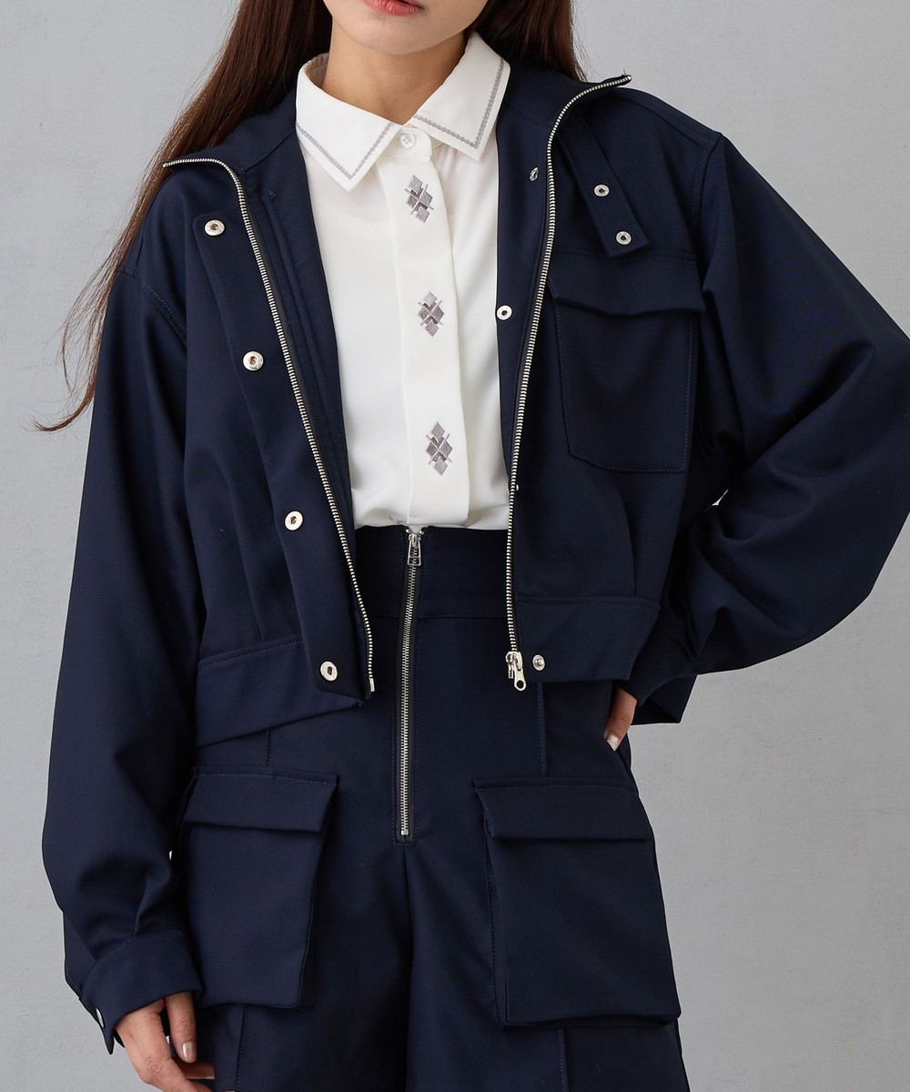 スタンドカラーショートジャケット｜その他ジャケット/ブルゾン