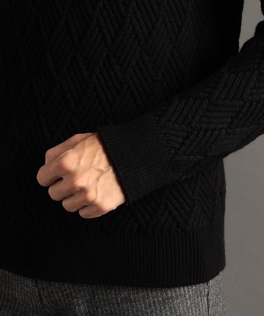 ex/tra】変形畦編み タートルネックニット｜プルオーバー｜ニコル公式