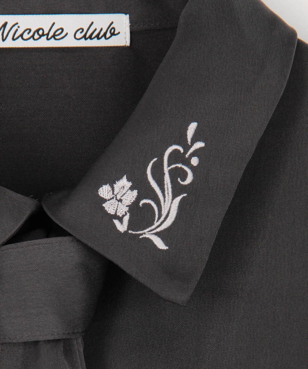 カイキン2WAY刺繍ブラウス｜長袖｜ニコル公式通販サイト｜NICOLE
