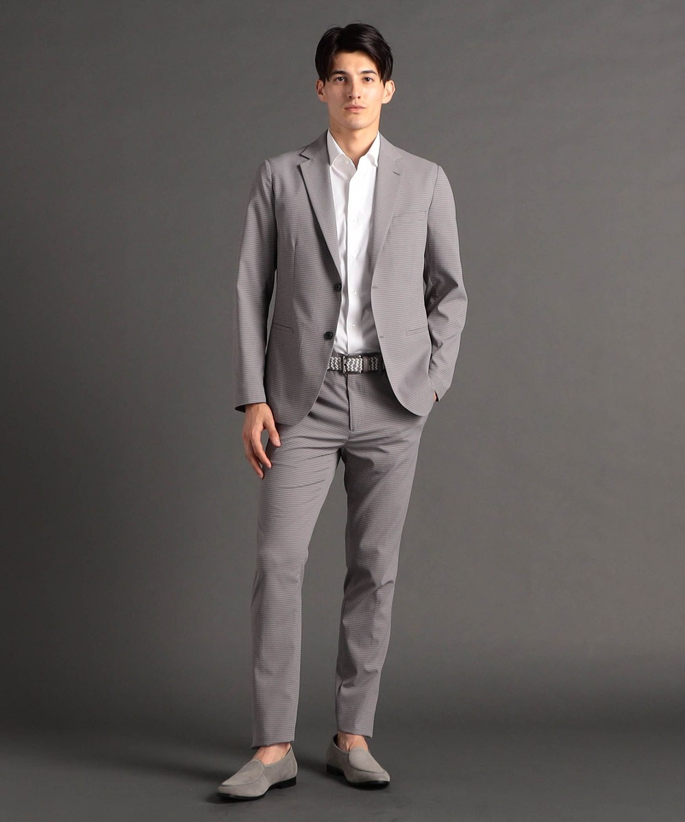 ex/tra】シアサッカー セットアップジャケット｜テーラード｜ニコル