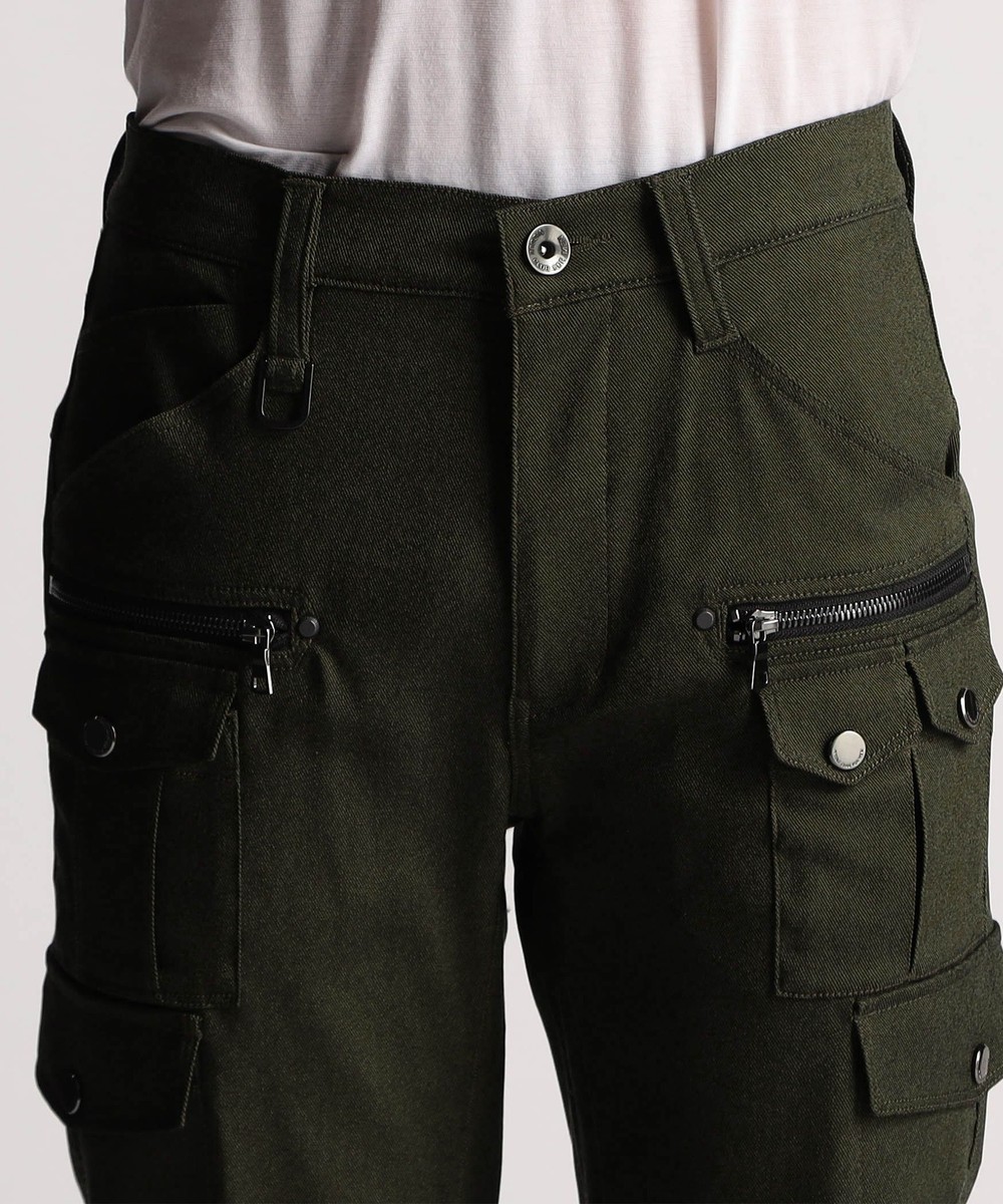 ガムストレッチ クロップドカーゴパンツ｜ショート／ハーフ｜ニコル