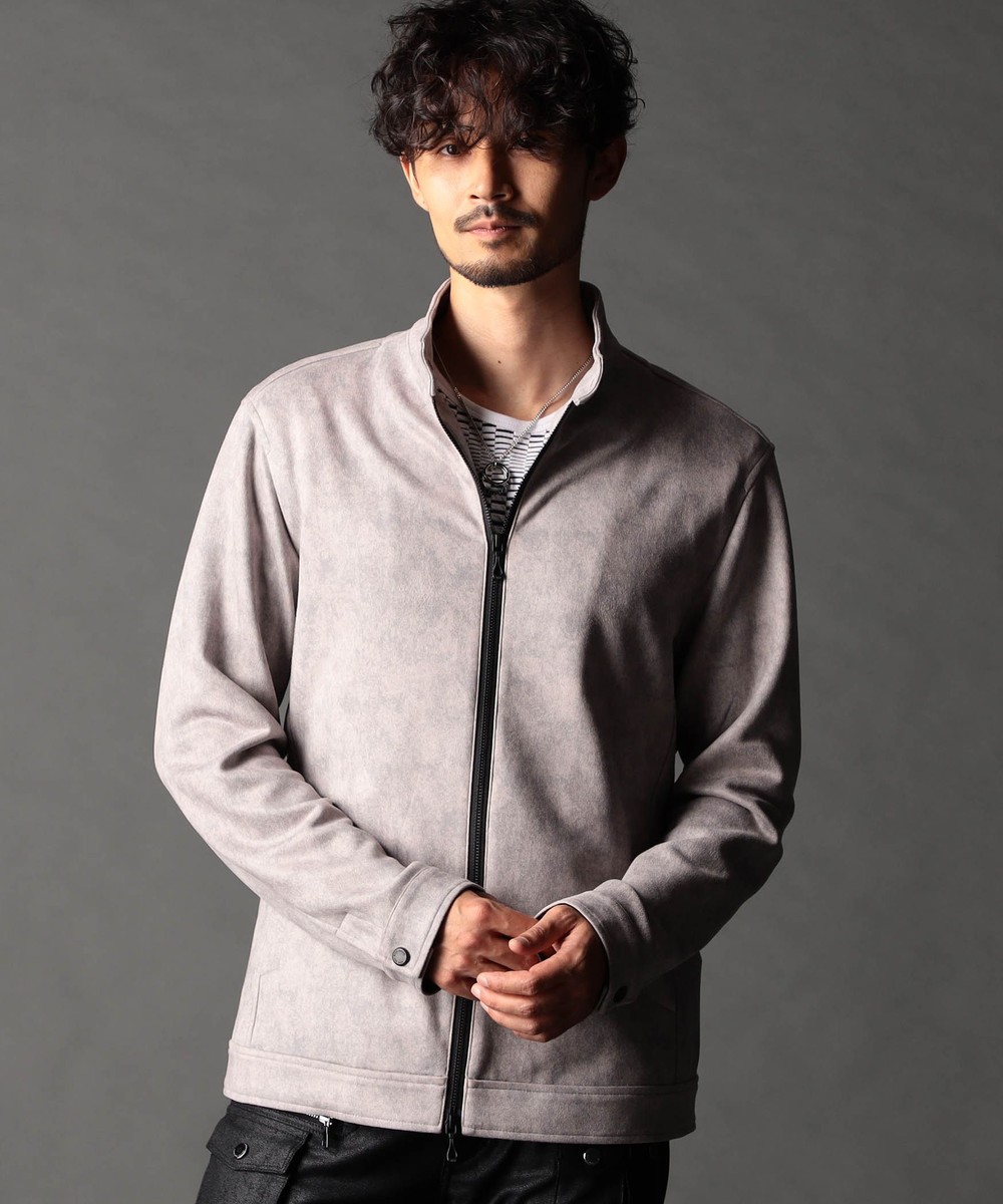 ポンチスウェードスタンドブルゾン｜その他ジャケット/ブルゾン