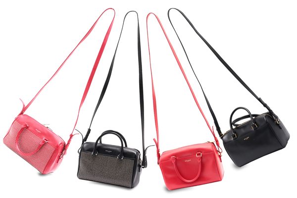 サンローランのダッフルは、ファッショニスタが愛用するボストンバッグ