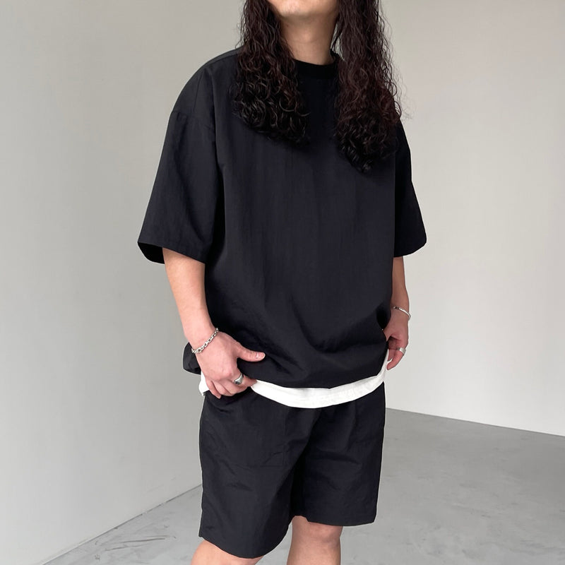 premium nylon setup / black（プレミアムナイロンセットアップ