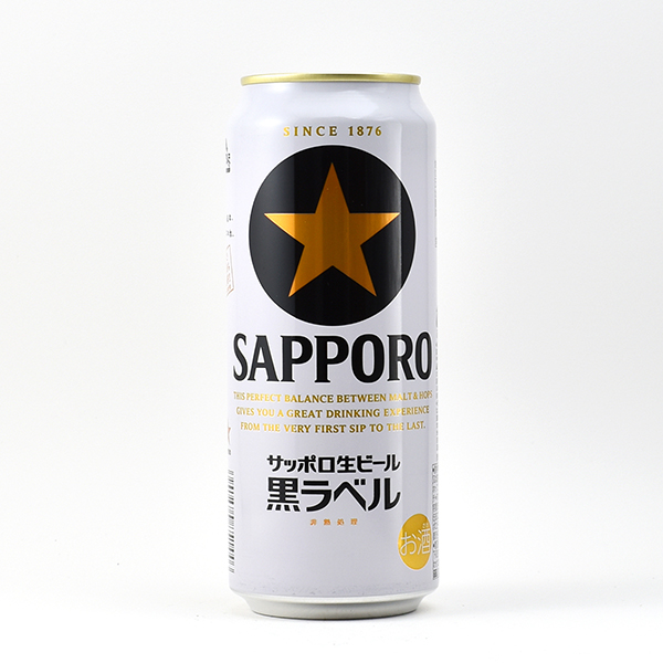 National Azabu / SAPPORO BLACK LABEL BEER 500ML