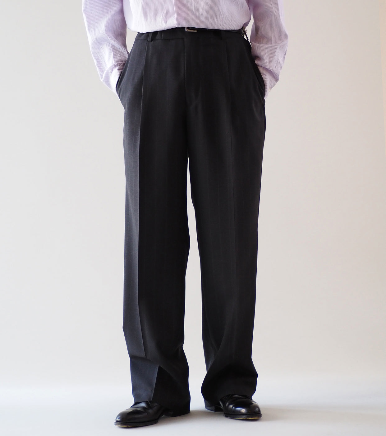 MAATEE＆SONS セット アップ トラウザー2 , charcoal – Navyblue