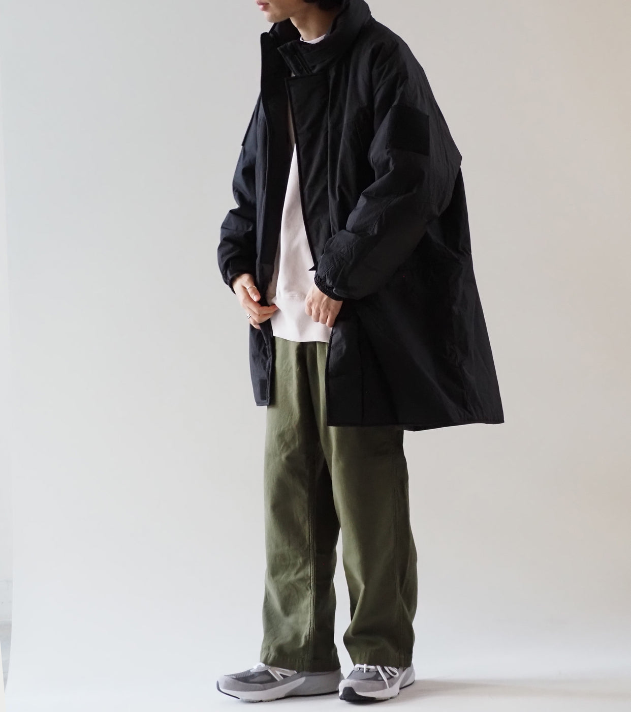 WILD THINGS MONSTER PARKA TYPE2 , Black – Navyblue